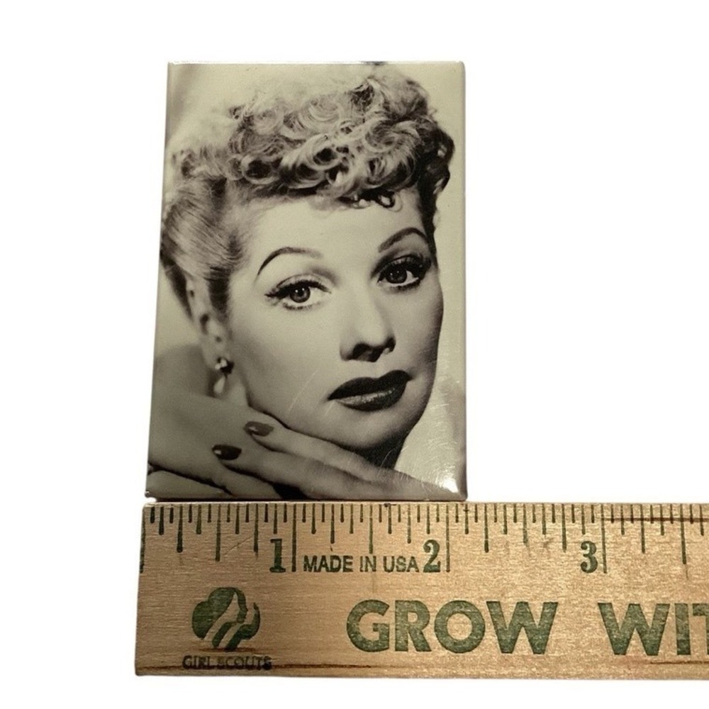 Vintage 1993 I Love Lucy Magnets Set of 2 Lucille Ball CBS ATA-BOY Black White - Picture 6 of 7
